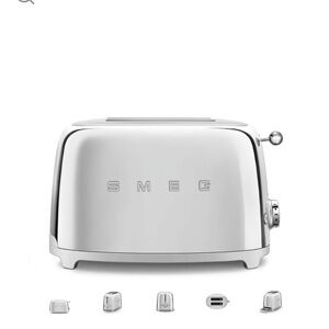 SMEG Chrome 2 slice toaster
